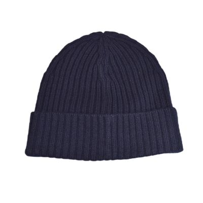 2. Czapka zimowa beanie Hugo Boss wełniana granatowa - 50495778-410