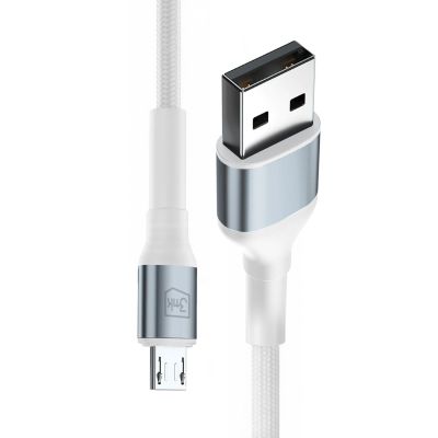 11. Kabel 3mk Hyper Cable N-SERIES USB-A / MicroUSB 1m 5V/2.4A 12W / biały