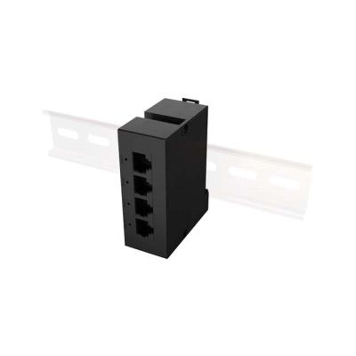 6. LANBERG SWITCH POE EXTENDER 1XIN 3XOUT 1GB ETHERNET DIN RAIL 90W
