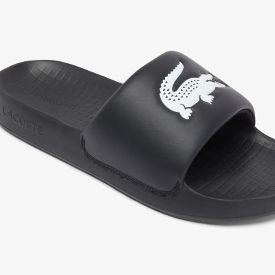 6. Lacoste SERVE SLIDE 1.0 125 1 CMA BLK/WHT (749CMA002131261)