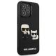 4. Etui Karl Lagerfeld Karl&Choupette Ikonik 3D na iPhone 13 Pro / iPhone 13 - czarne