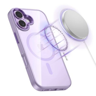 4. Etui Tech-Protect MagMat MagSafe na iPhone 17 - przezroczysto-fioletowe
