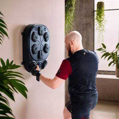 3. TB10 ELEKTRONICZNA TARCZA BOKSERSKA BLUETOOTH Z MUZYKĄ I RĘKAWICAMI BATERIA 4000MAH HMS