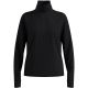 Bluza z półgolfem damska Odlo ESSENTIAL THERMAL Mid layer 1/2 zip czarna