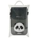 9. Torebka Nimmy Big Eyed Pet 2.0 Panda na telefon - czarna