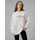Bluza dresowa oversize bez kaptura damska 4F 4FRSS26TSWSF2993-11S