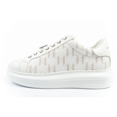 11. Karl Lagerfeld Kapri buty męskie sneakersy skóra naturalna białe