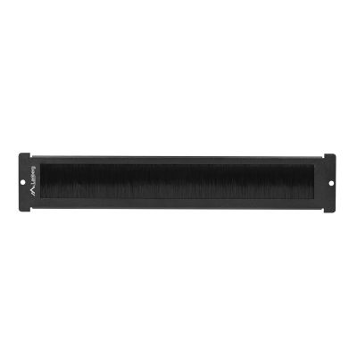 3. LANBERG PANEL SZCZOTKOWY DO SZAFY 19" STOJĄCEJ FF01 Z LCD MONTOWANY W PRZEPUSTACH KABLOWYCH CZARNY