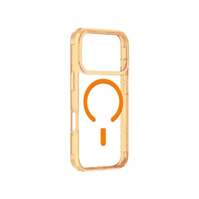 5. Etui AMAZINGTHING Minimal na iPhone 17 Pro kompatybilne z MagSafe - pomarańczowe