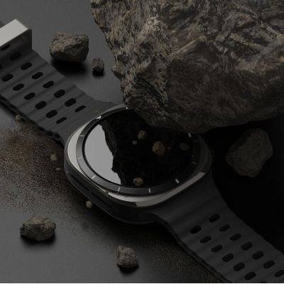 6. Zestaw etui+szkło Ringke Slim & Tempered Glass na Samsung Galaxy Watch Ultra 47 mm - przezroczyste