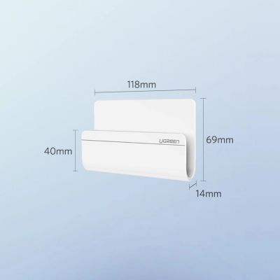 13. Ugreen uchwyt ścienny podstawka na smartfona do ładowania biały (30394)