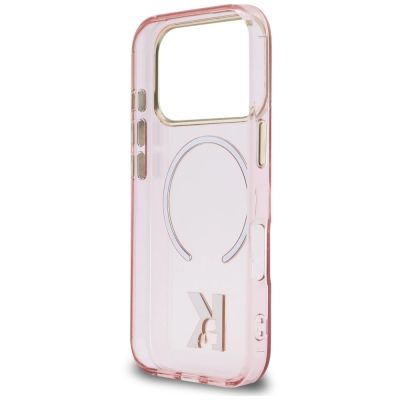 7. Etui Karl Lagerfeld IML K Head na iPhone 18 Pro Max / 17 Pro Max - różowe