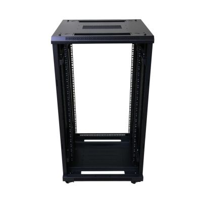 5. Extralink 27U 600x600 Czarna | Szafa rack | stojąca