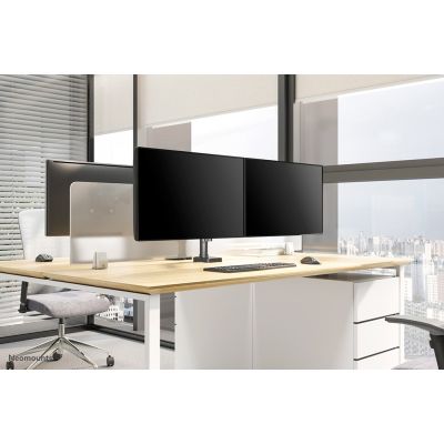 19. Neomounts DS70-750BL2 uchwyt/stojak do monitorów 68,6 cm (27") Biurko Czarny