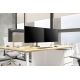 19. Neomounts DS70-750BL2 uchwyt/stojak do monitorów 68,6 cm (27") Biurko Czarny