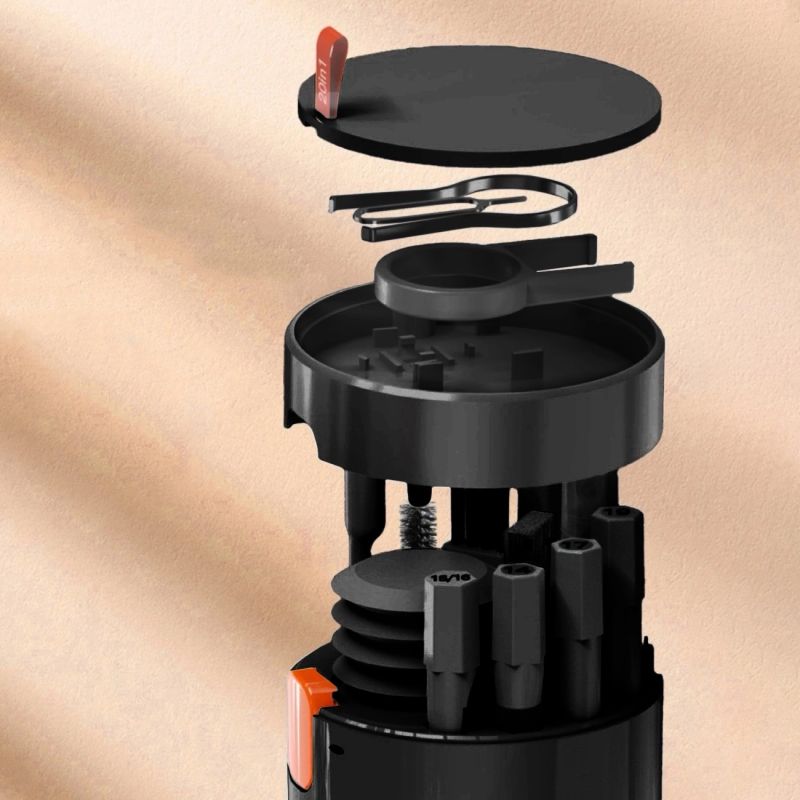 2. Wielofunkcyjny zestaw czyszczący 20w1 do słuchawek, klawiatury i wyświetlaczy - czarny