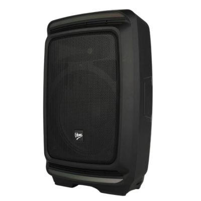 25. V-TONE OrionX 14 ACCU - Kolumna aktywna akumulatorowa czarna, Bluetooth, TWS, USB, AUX, FM, DSP, wysuwana rączka, kółka transportowe, 135W RMS