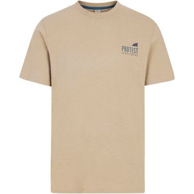 T-Shirt męski PROTEST PRTOxford beżowy   XL