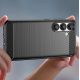 12. Etui silikonowe Carbon Case na Samsung Galaxy S25 Edge - czarne