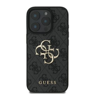 3. Etui Guess 4G Big Logo na iPhone 16 Pro Max - czarne