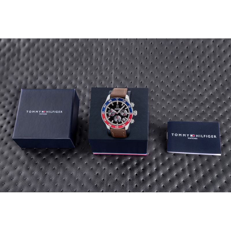 5. Zegarek Męski Tommy Hilfiger TH85 Chronograph 1792166 + BOX