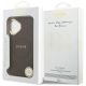 8. Etui Guess Peony Hot Stamp MagSafe na iPhone 17 - brązowe