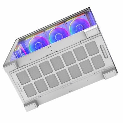 20. MODECOM OBUDOWA VOLCANO STELLAR ARGB MIDI 8F WHITE