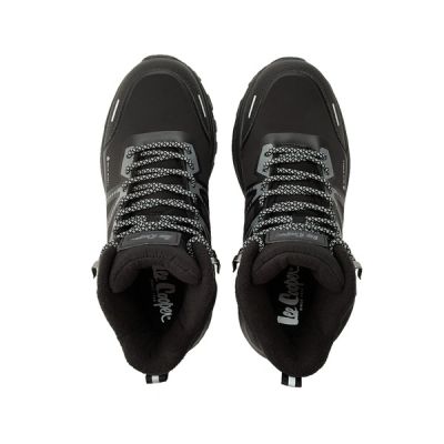 4. Lee Cooper buty męskie zimowe trekkingowe ocieplane wodoodporne czarne