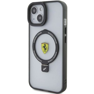 2. Etui Ferrari Ring Stand 2023 Collection MagSafe na iPhone 15 - czarne