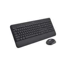 Logitech Signature MK650 Combo For Business klawiatura Dołączona myszka Biuro Bluetooth QWERTY Amerykański międzynarodowy Grafitowy
