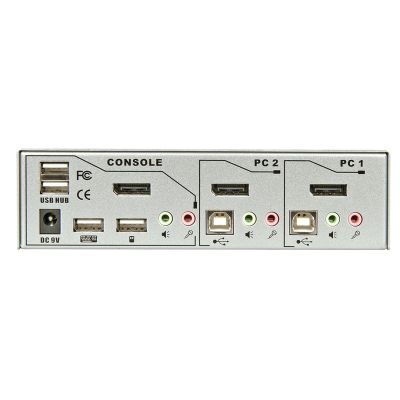2. Lindy 39304 przełącznik KVM Srebrny