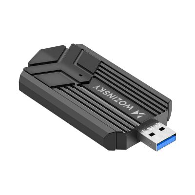 2. Wozinsky dwupasmowy bezprzewodowy adapter USB 3.0 WiFi 6 - czarny