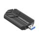 2. Wozinsky dwupasmowy bezprzewodowy adapter USB 3.0 WiFi 6 - czarny