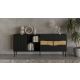 6. Komoda INSERTO 3D1W 190x40x80 czarny + LED