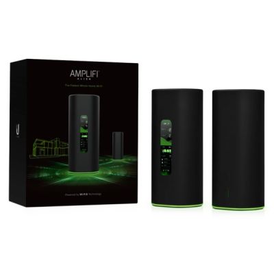 11. Zestaw Router WiFi 6 MESH Ubiquiti AmpliFi Alien Router and MeshPoint (router i punkt mesh) (AFi-ALN-EU)