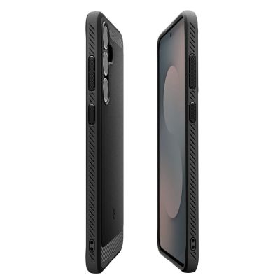 7. Etui Spigen Rugged Armor na Samsung Galaxy S25  FE - czarny mat