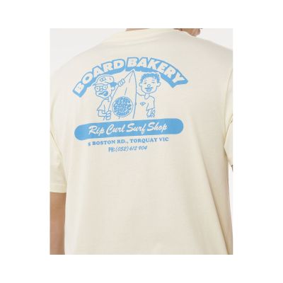 5. Koszulka RIP CURL BOARD BAKERY TEE żółta