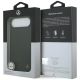 8. Etui Mercedes Leather Large Laurel Leave MagSafe na iPhone Air - czarne