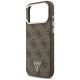 6. Etui Guess 4G Triangle Logo MagSafe na iPhone 18 Pro Max / 17 Pro Max - brązowo-srebrne