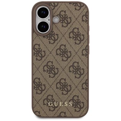 3. Etui Guess 4G Classic na iPhone 17 - brązowe