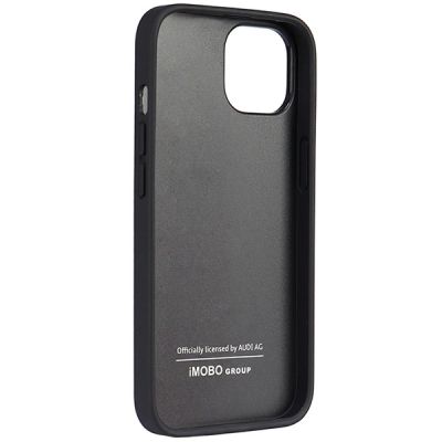 5. Etui Audi Synthetic Leather na iPhone 14 - czarne