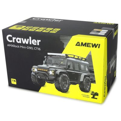 11. Samochód zdalnie sterowany RC Crawler Mini-D90 AMXRock 4WD 1:16 RTR