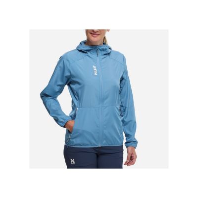 3. Kurtka damska MILLET Parmelan Windbreaker Hoodie W niebieska