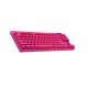 2. Klawiatura Logitech PRO X TKL różowa