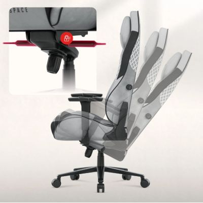 4. Fotel gamingowy Huzaro Force 8.3 Grey