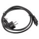 4. LANBERG KABEL ZASILAJĄCY DO LAPTOPA CEE 7/7 -> C5, 1.8M (MIKI/KONICZYNKA)