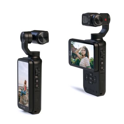 6. Kamera Ordro Pocket M5 z 3-osiowym gimbalem, 5K, do vlogowania i YouTube – czarna
