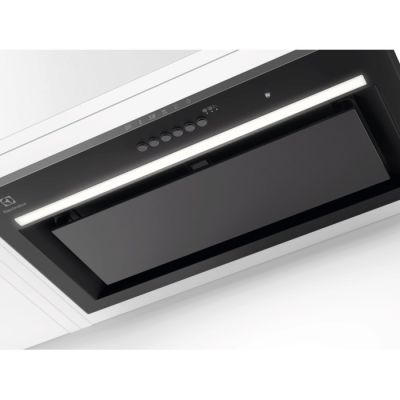 15. Okap kominowy ELECTROLUX LFG815K 80 cm | 650 m3/h | Hob2Hood | LED | czarny