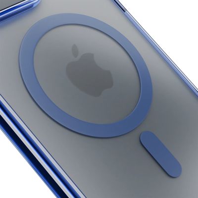 5. Etui 3mk Frosty MagCase na Apple iPhone 16E - niebieskie