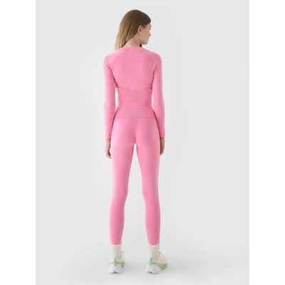 5. Legginsy dzianinowe damskie 4F 4FRAW24TTIGF250-54S